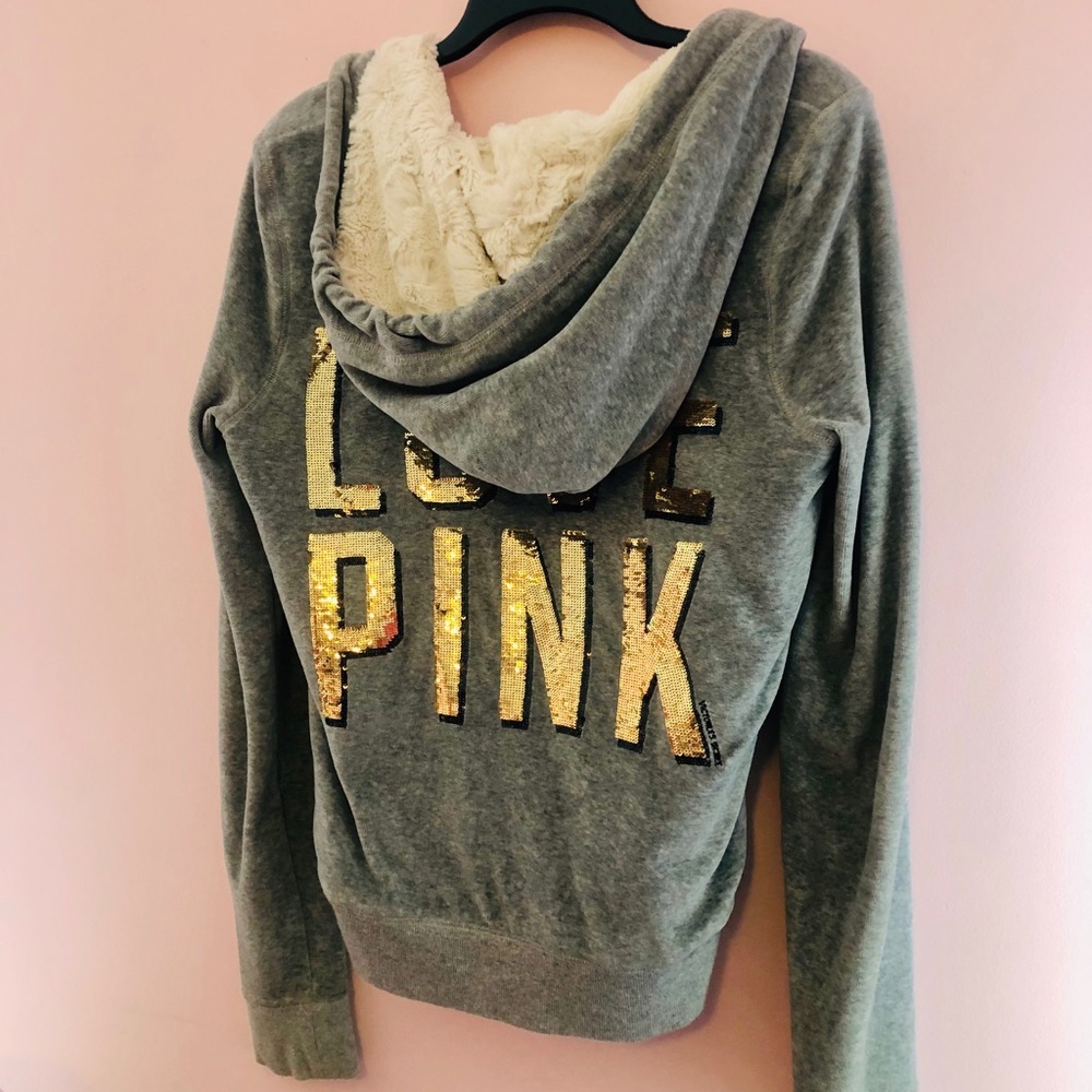 PINK cozy + soft sweater.